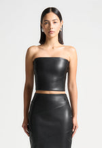 bandeau-vegan-leather-corset-top-black