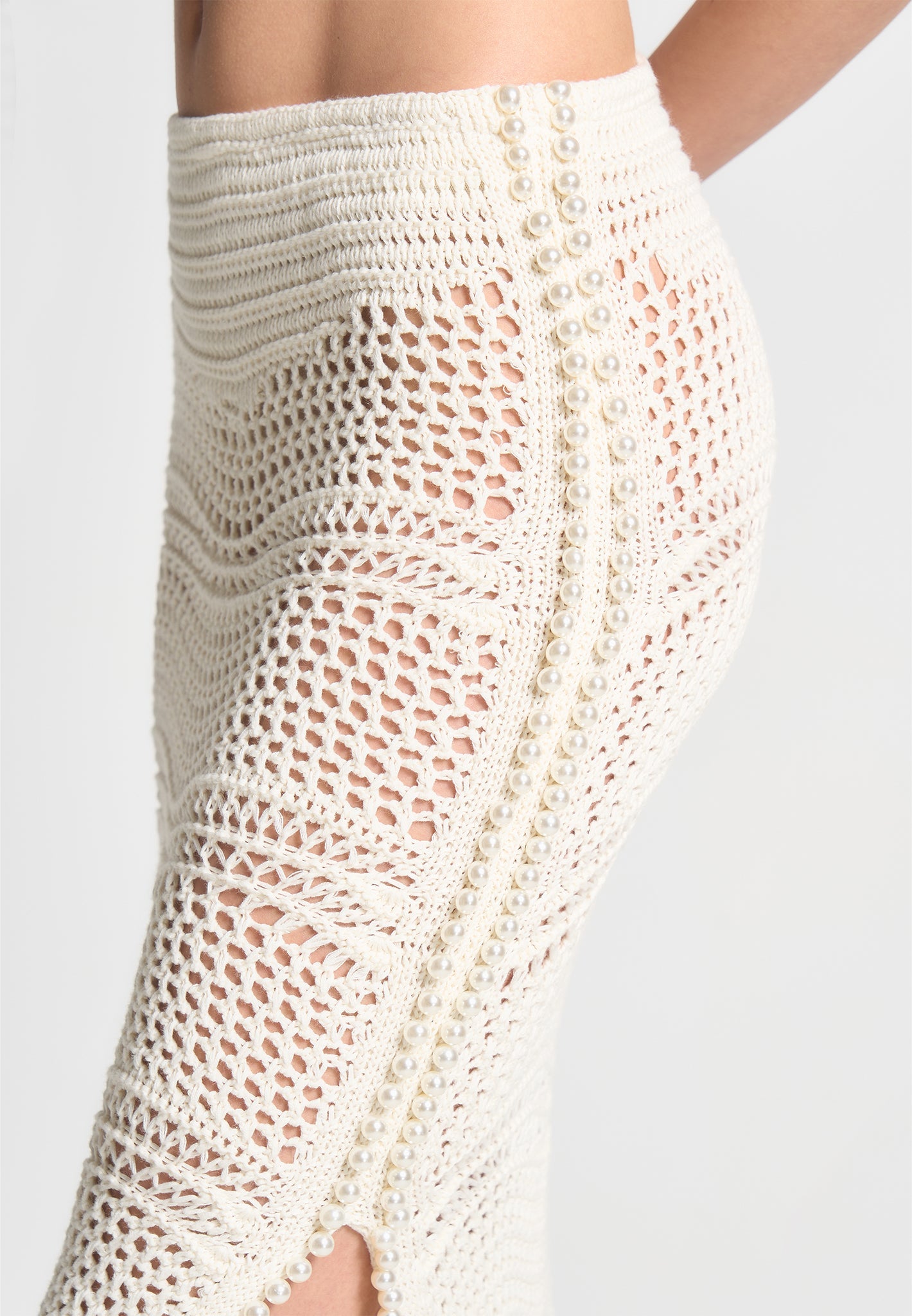 pearl-applique-crochet-maxi-skirt-cream