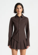 pinstripe-angled-shirt-brown