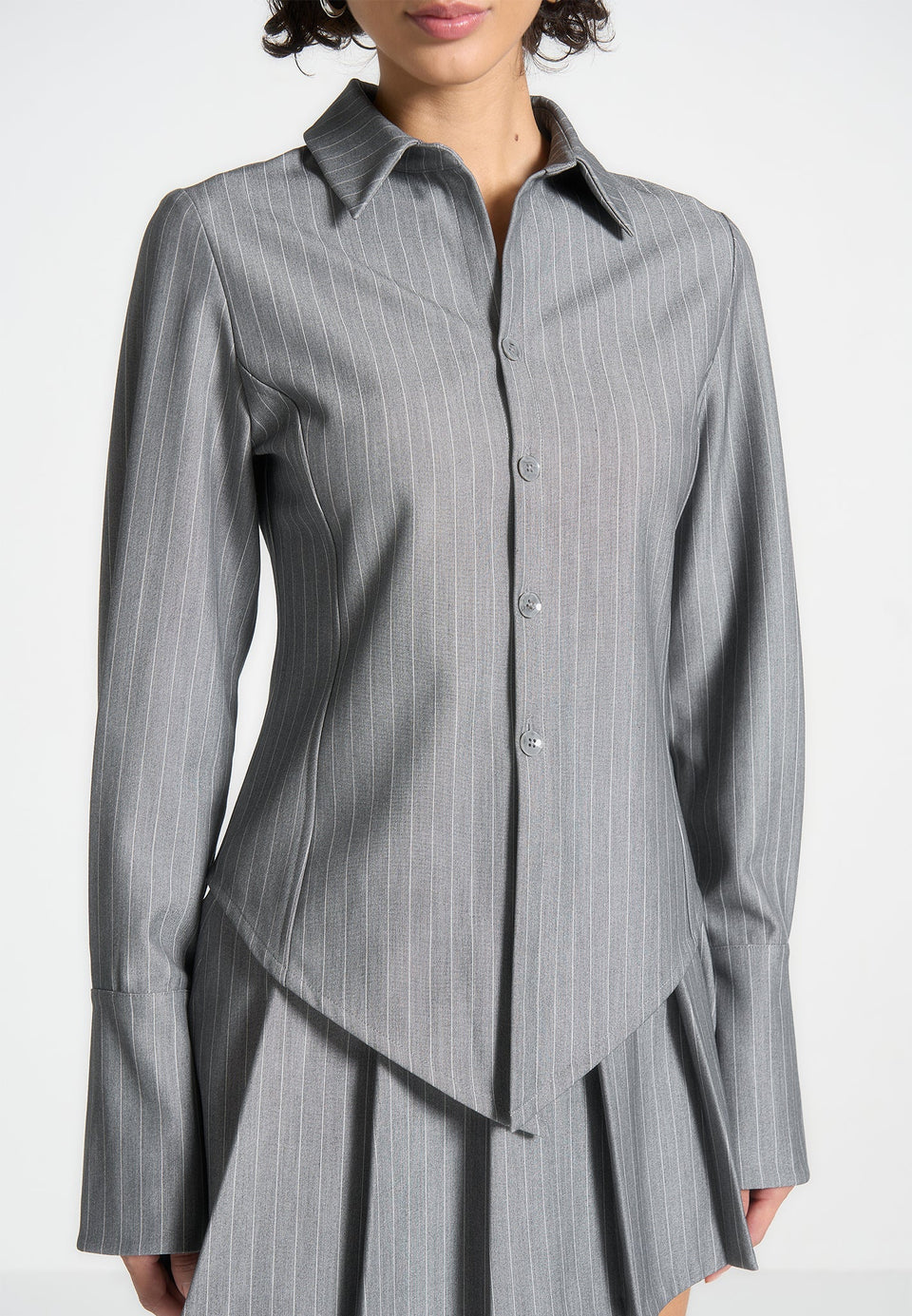 sonia-pinstripe-angled-shirt-grey