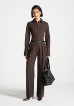 pinstripe-twin-pleat-tailored-trousers-brown