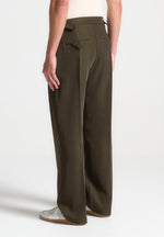 relaxed-fit-twill-pleated-tailored-trousers-khaki