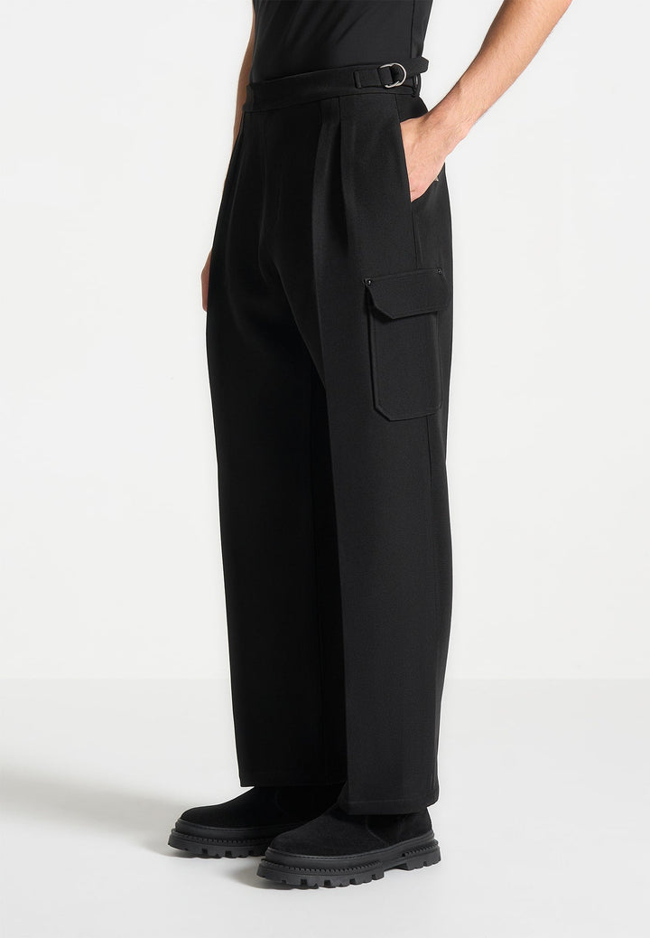 relaxed-fit-twill-pocket-trousers-black