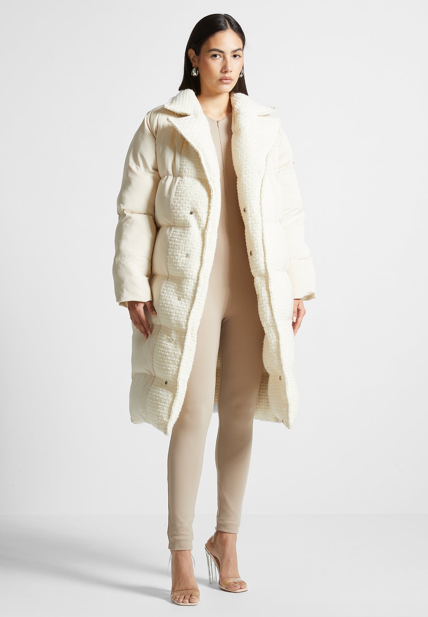 Long Reversible wool filled Puffer jacket - Afromontane %