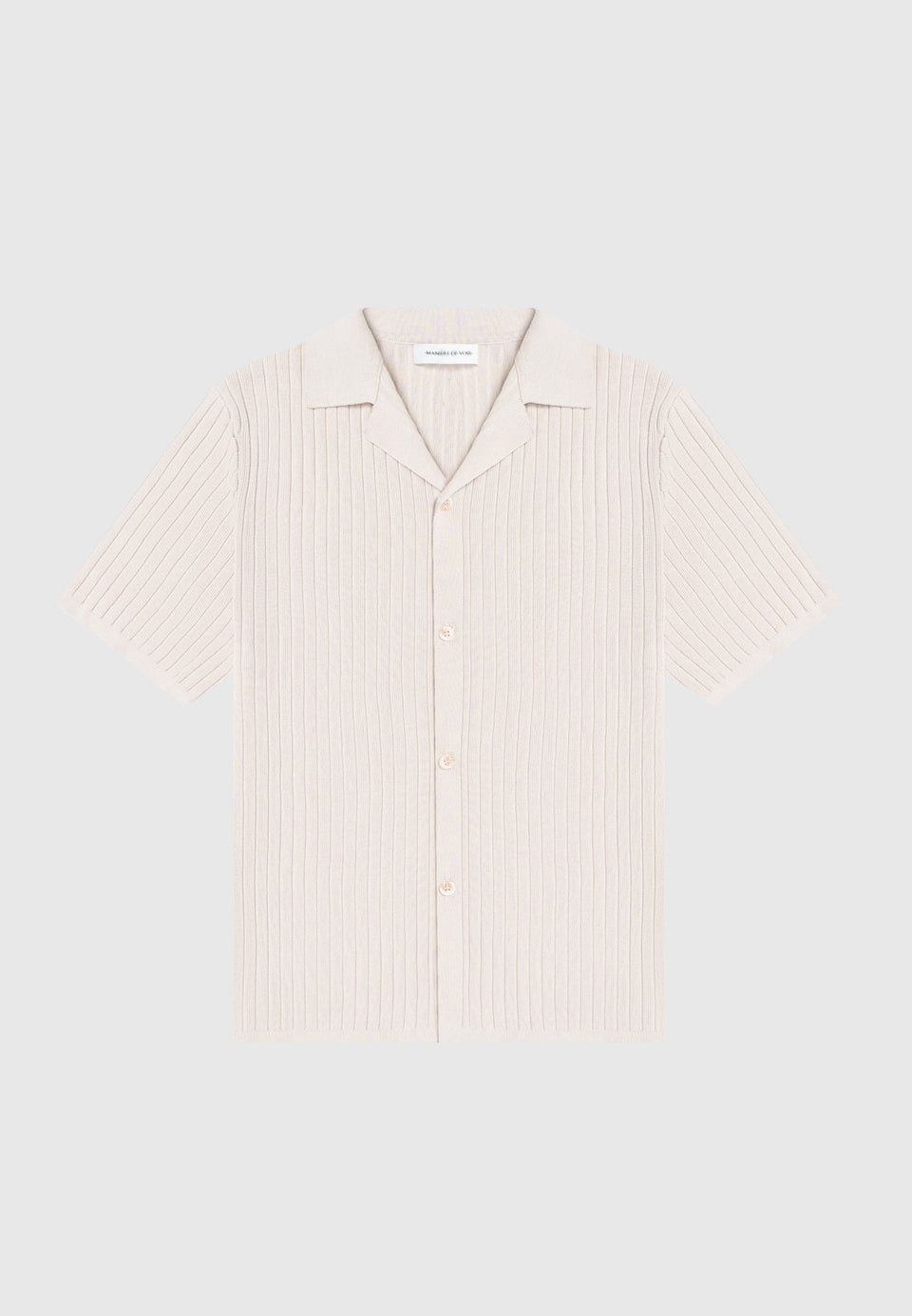 ribbed-knit-revere-shirt-cream