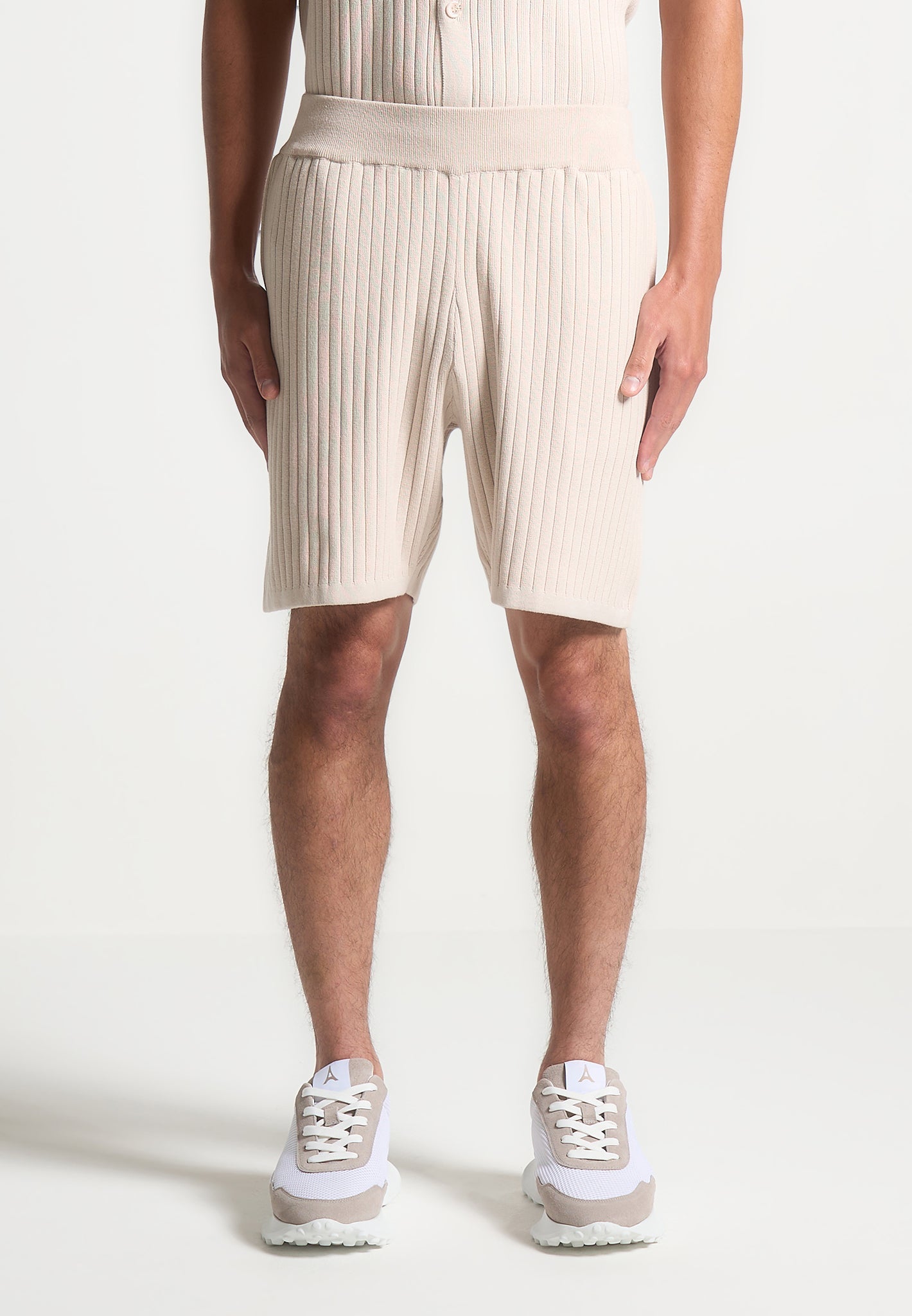 ribbed-knit-shorts-cream