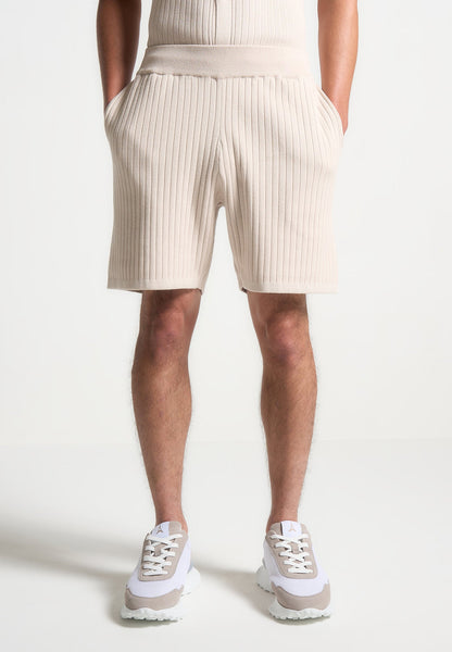 ribbed-knit-shorts-