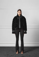 oversized-ribbed-plush-jacket-with-lapel-black