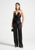 satin-cowl-neck-top-with-chain-detail-black