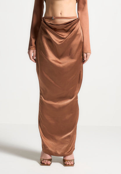 【PORTERNA】Dove belted long skirt BOTTEGA VENETA | Grain De Poudre Wool Full Skirt | Women