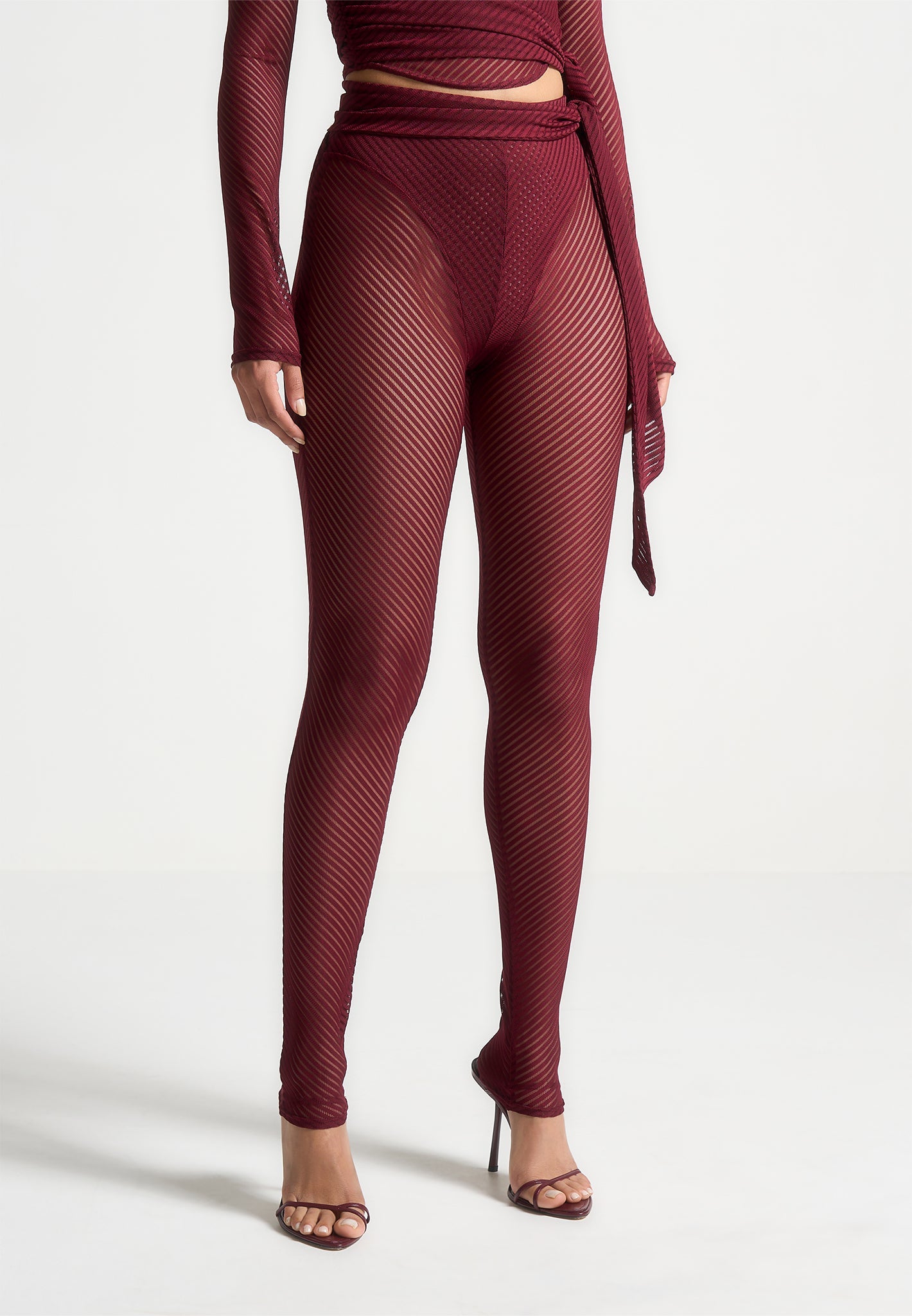 ribbed-sheer-leggings-with-tie-wine-red