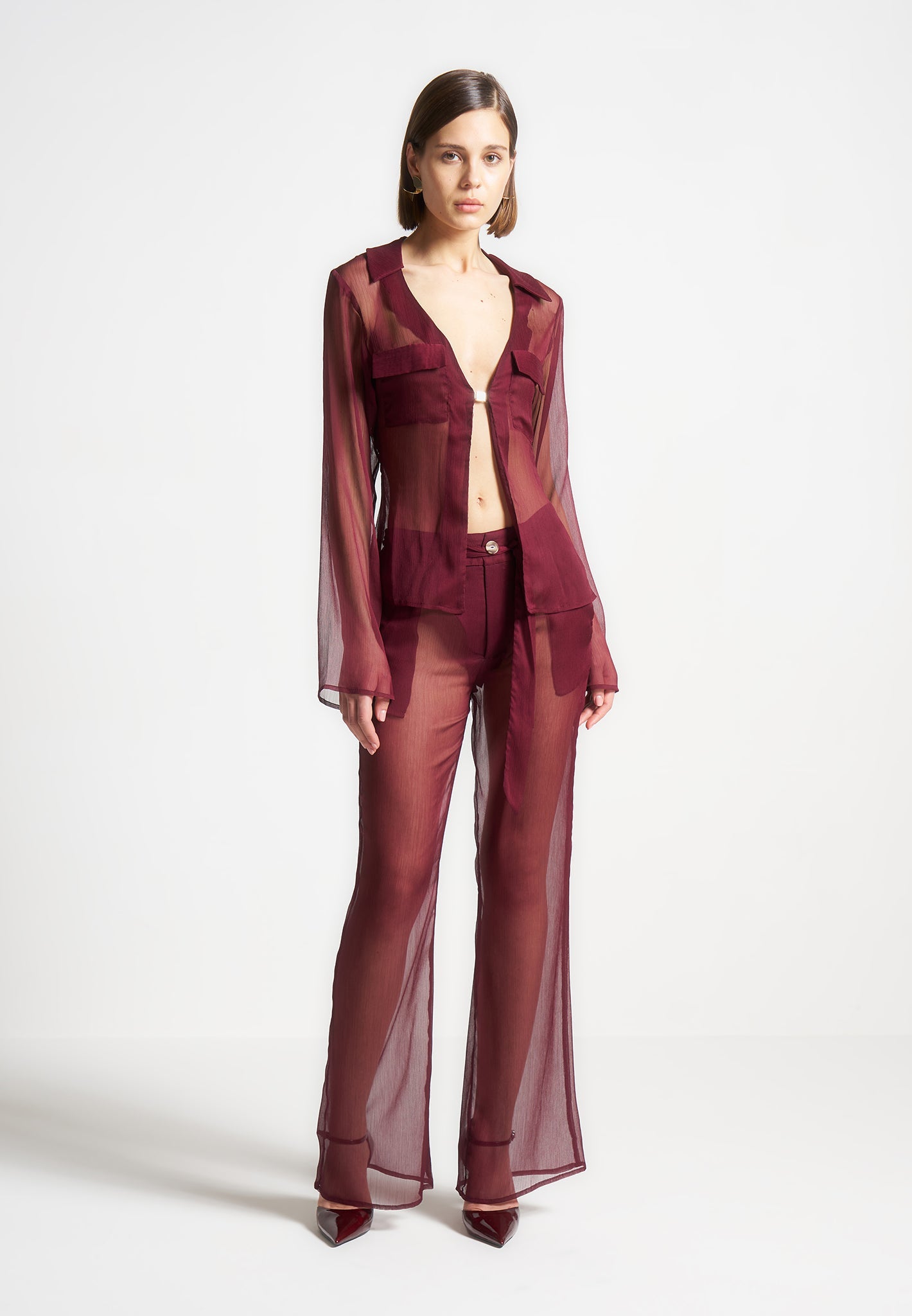 sheer-shirt-with-clasp-wine-red