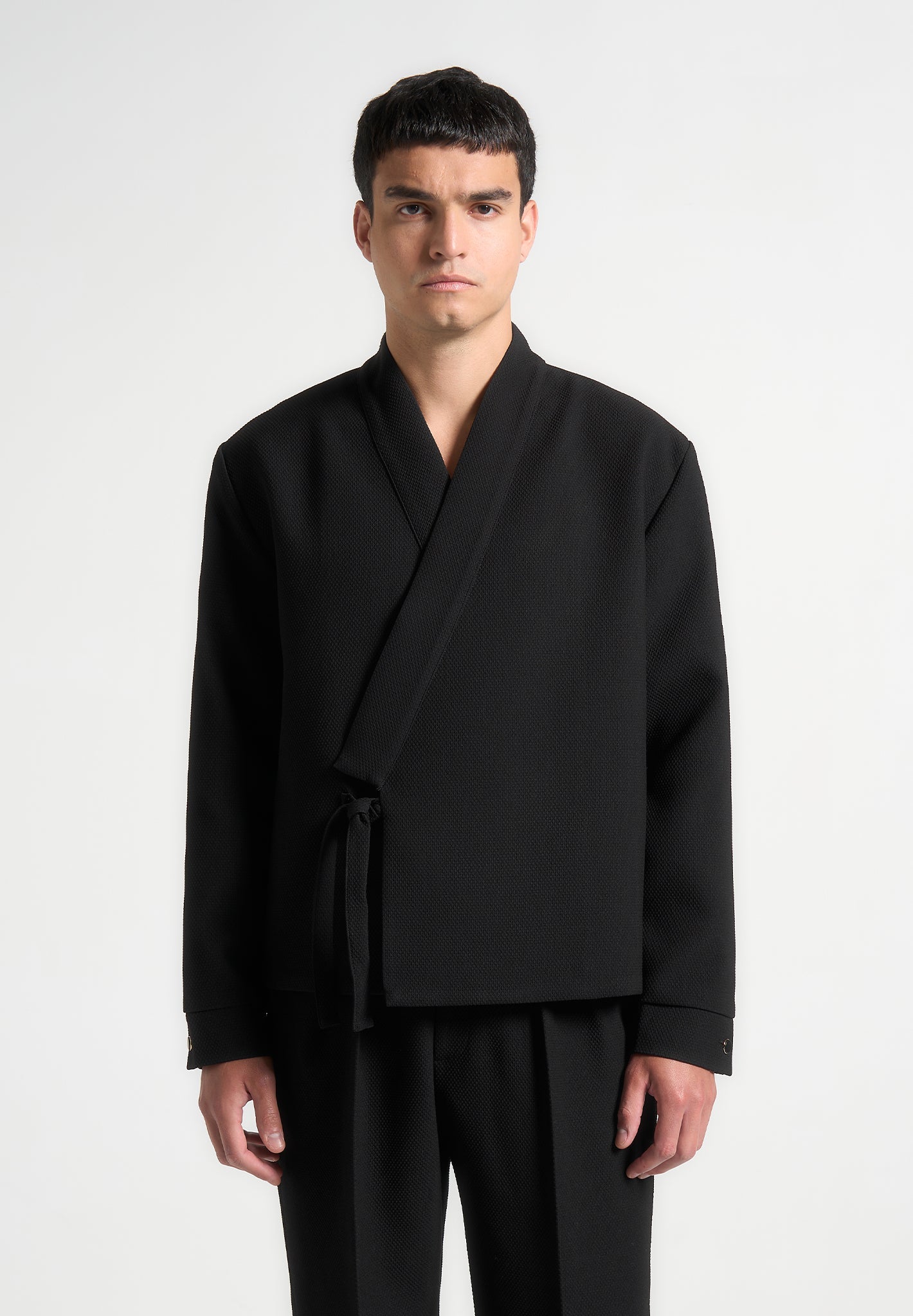 Nike Verdy Yomiuri ウォームアップジャケット textured-kimono-wrap-jacket-