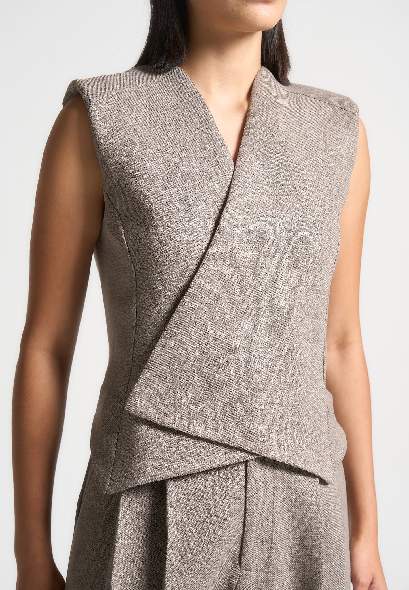 laurence-textured-tailored-wrap-waistcoat-taupe