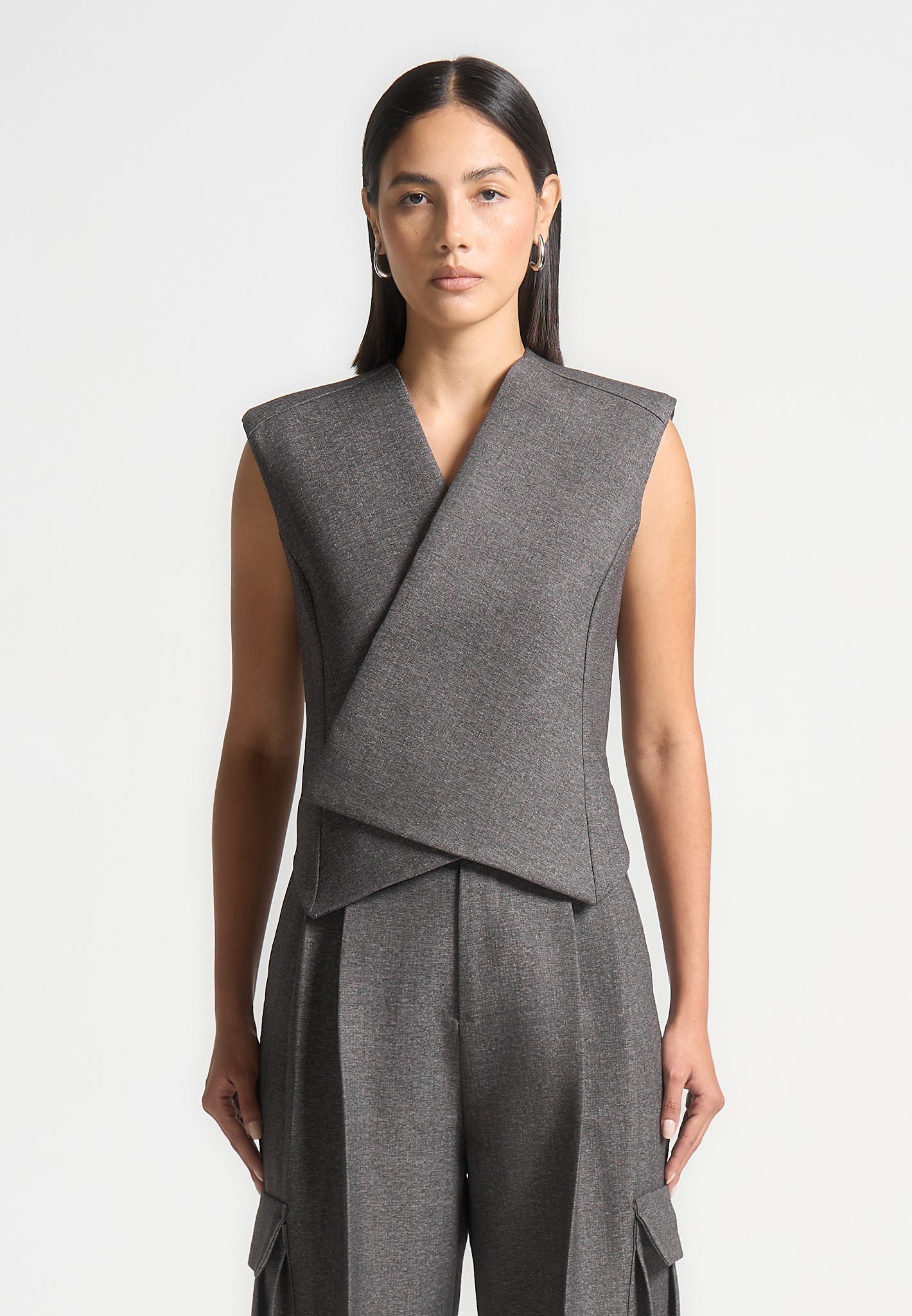 laurence-textured-tailored-wrap-waistcoat-grey-marl