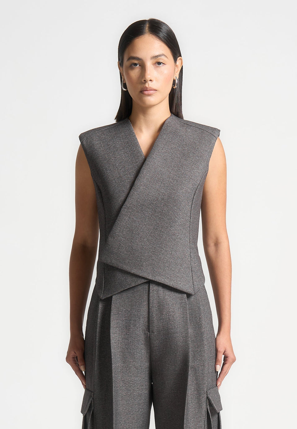laurence-textured-tailored-wrap-waistcoat-grey-marl