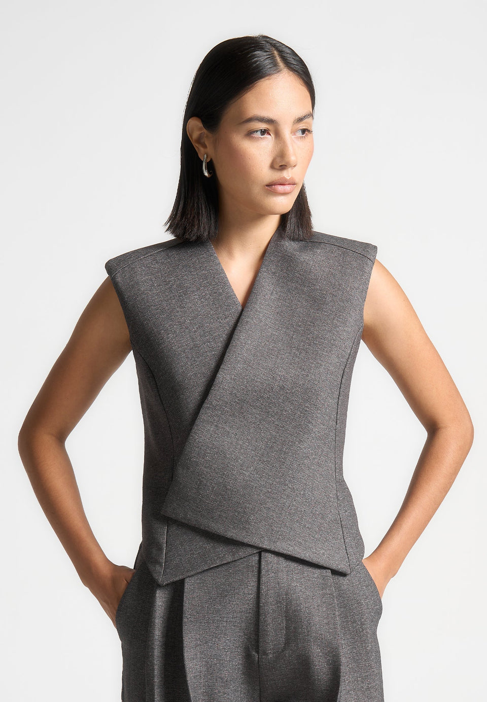 laurence-textured-tailored-wrap-waistcoat-grey-marl