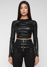 vegan-leather-backless-top-black