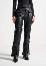 vegan-leather-carpenter-cargo-trousers-black