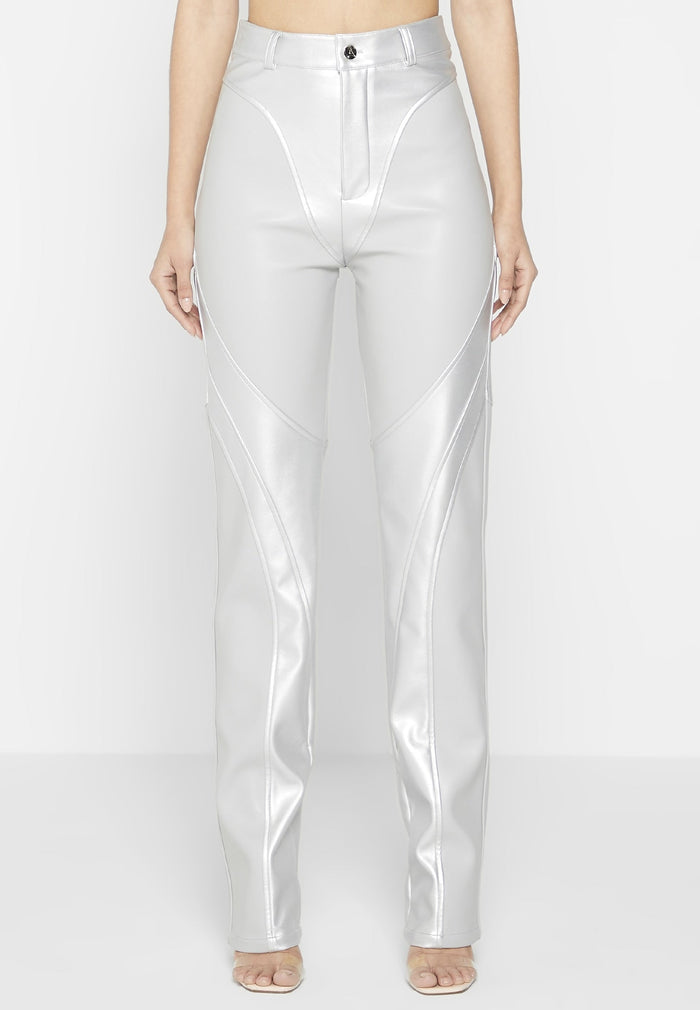 vegan-leather-metallic-trousers-silver