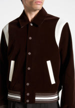 velvet-satin-varsity-jacket-brown