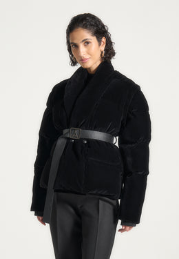 taya-velvet-wrap-belted-puffer-jacket-black