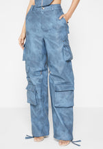 high-waisted-vintage-marble-leather-cargo-pants-washed-blue